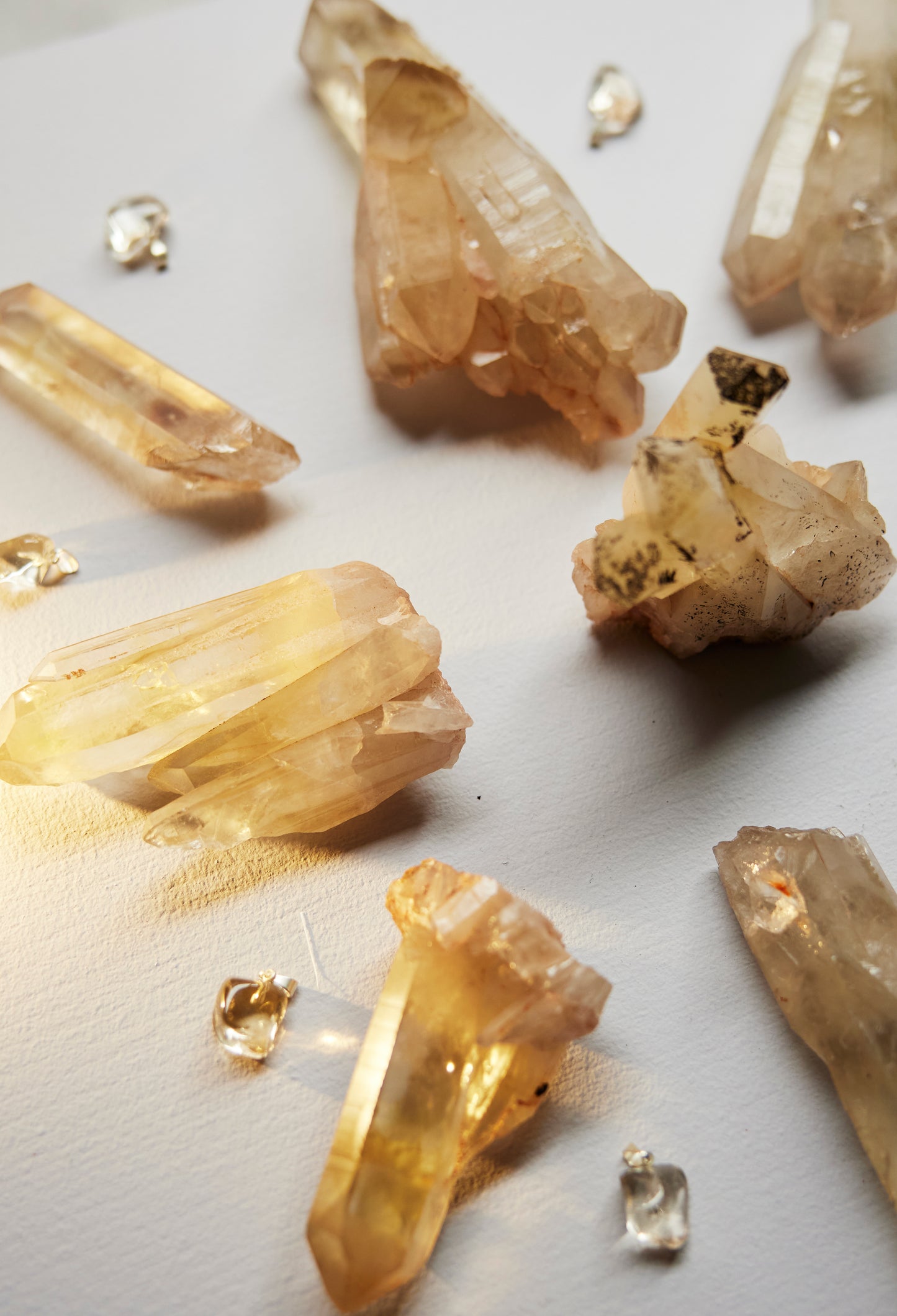 Ciondolo in Quarzo Citrino Naturale - La luce interiore.