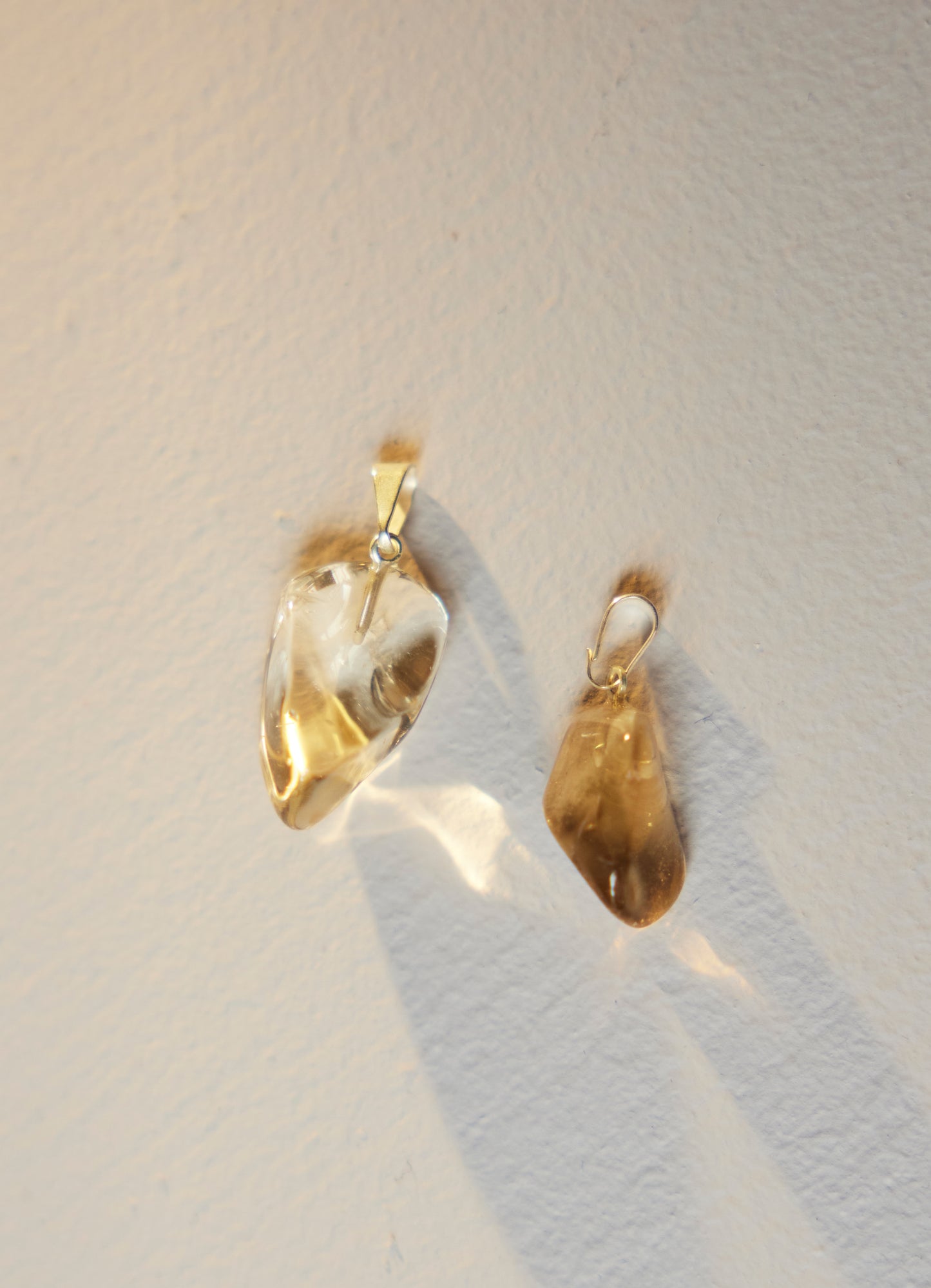 Ciondolo in Quarzo Citrino Naturale - La luce interiore.