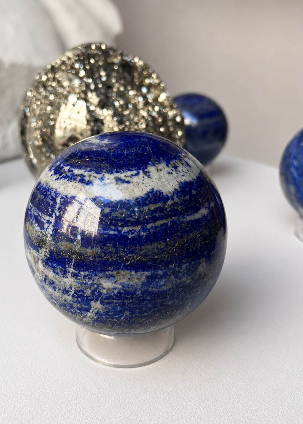 Blue Lapis Lazuli Sphere 1 by Pietra Studio Milano
