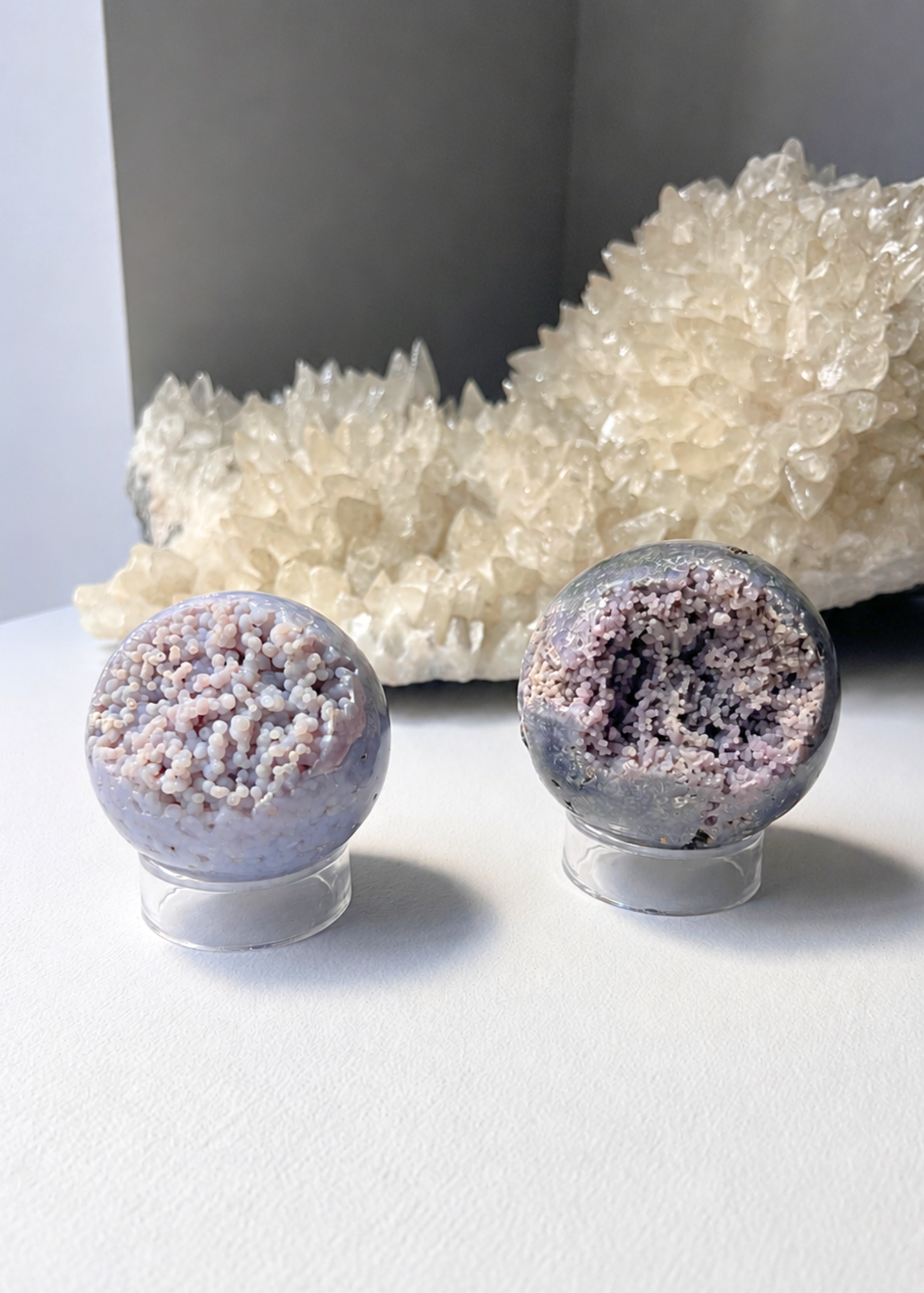 Grape Agate Spheres by Pietra Studio Milano