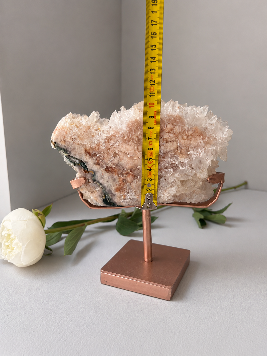 Heulandite Pink Quartz by Pietra Studio Milano