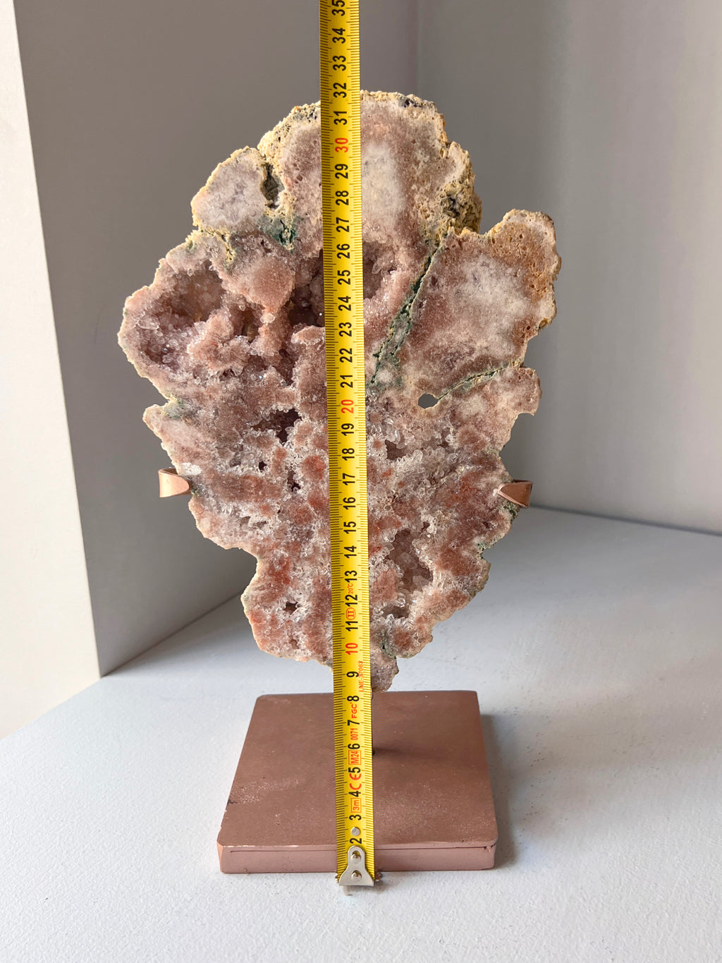Coppia di Ametista Rosa - Cuore Geode