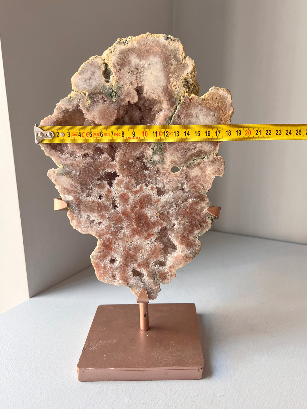 Coppia di Ametista Rosa - Cuore Geode