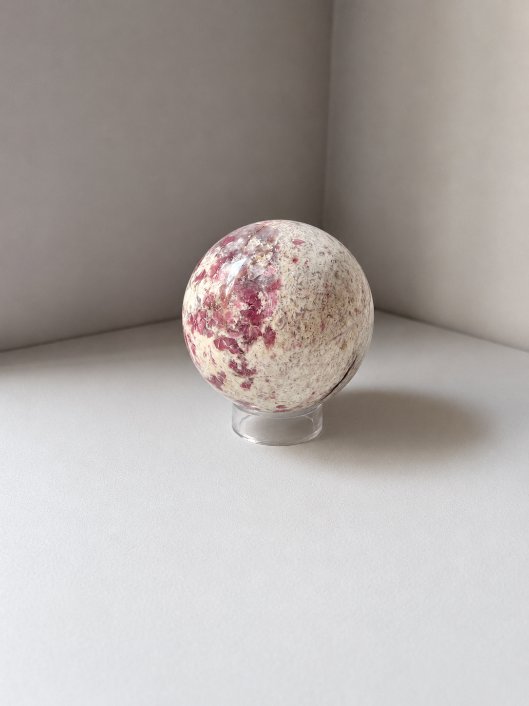 Tourmaline Rubellite Sphere Pietra Studio Milano 